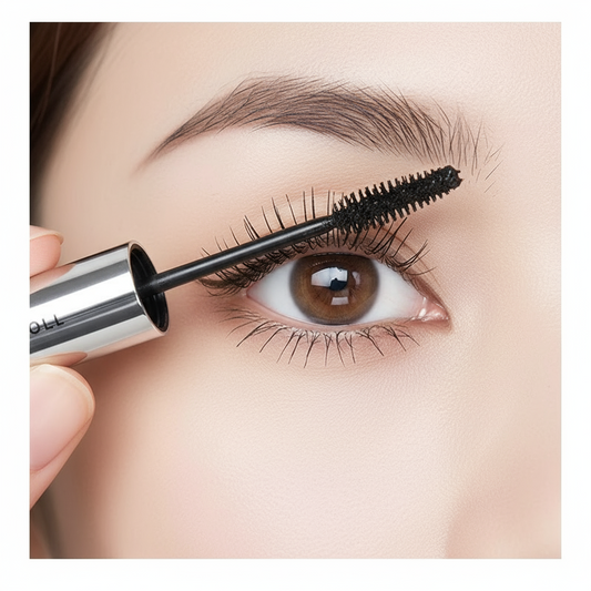 3D Curling Eyelash Iron Mascara, Black & Brown, Curling & Lengthening, Long-Lasting Formula, Waterproof, Smudge-Proof