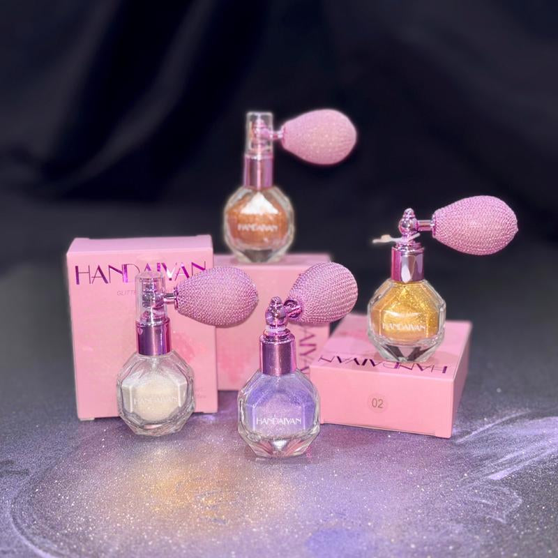Highlighter Powder Spray Magic Shimmer - for Body, Hair, Face, Lips - Sparkle Glitter Highlighter Makeup Powder - Lightweight - Long Lasting or Women Halloween Party or Daily Wear