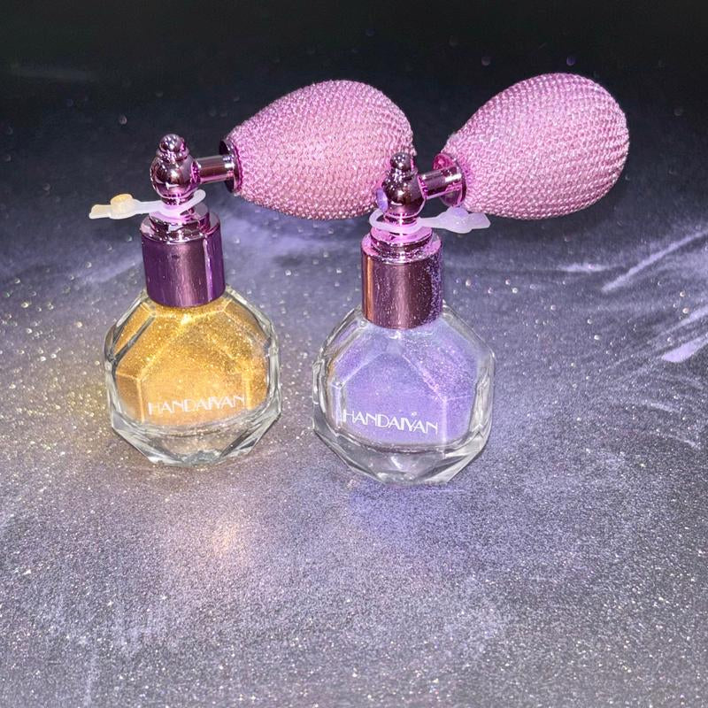 Highlighter Powder Spray Magic Shimmer - for Body, Hair, Face, Lips - Sparkle Glitter Highlighter Makeup Powder - Lightweight - Long Lasting or Women Halloween Party or Daily Wear